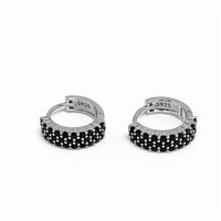 Earrings in Silver OR0651BK